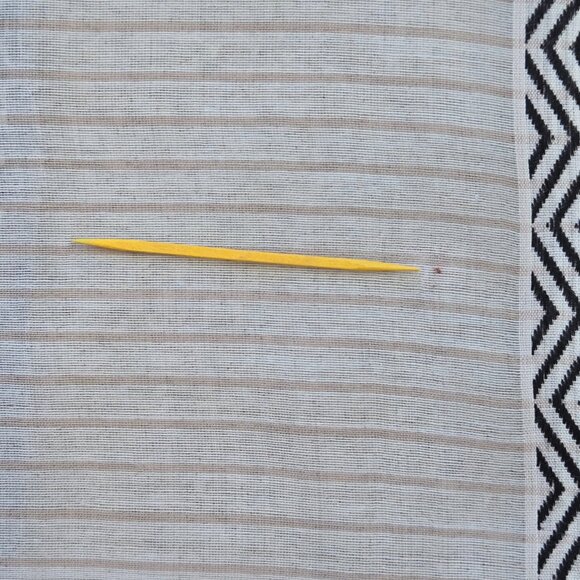 Inoui Editions Silk/Cotton Scarf Black Grey Tan Inouitoosh Inoui Paris - Picture 6 of 10